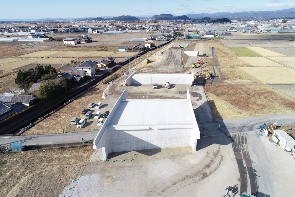 令和２年度　南国安芸道路市道横井線跨道橋外１橋下部外工事画像